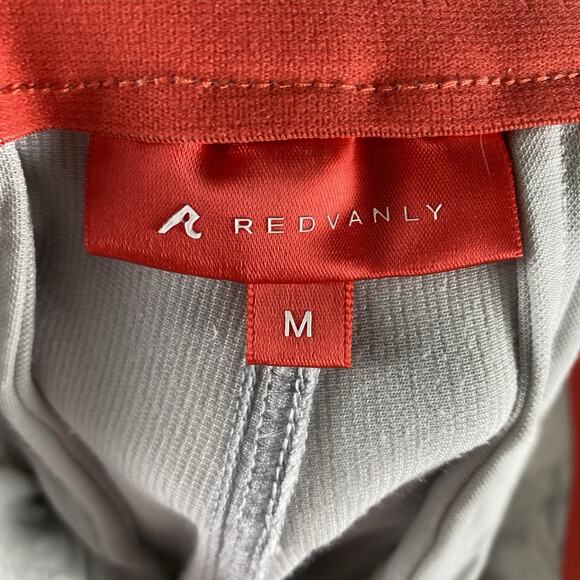 Redvanly Mens M Preppy Collins Pull On Corduroy Pants Gray Golf Business Casual - Picture 4 of 11